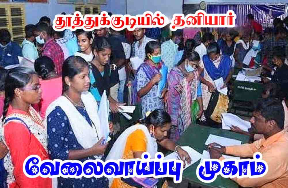 தூத்துக்குடியில் வரும் 10 ஆம் தேதி தனியார் வேலைவாய்ப்பு முகாம் - கலெக்டர் இளம்பகவத் தகவல் 